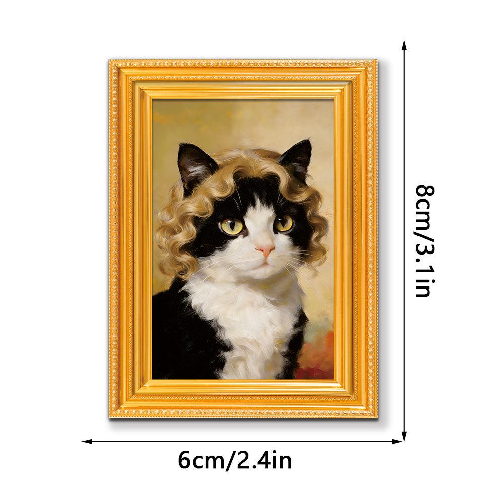 Kreativ Spaß Schrullige Tiere 3D Holz Foto Rahmen Kühlschrankmagnet