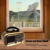 Classic Retro FM/AM/SW Radio Portable Full Band Radio Receiver Wireless Bluetooth Speaker MP3 Player Support USB/TF Card