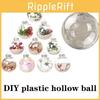 Clear Plastic Christmas Ball Bauble For Festive Tree Decoration And Holiday Ornament