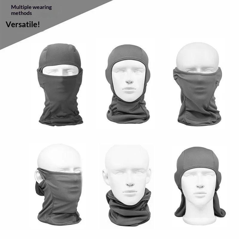 Caps Cycling Balaclava Full Face Ski Cover Bicycle Hat Windproof Breathable Anti-UV Motocross Motorcycle Helmet Liner Hats