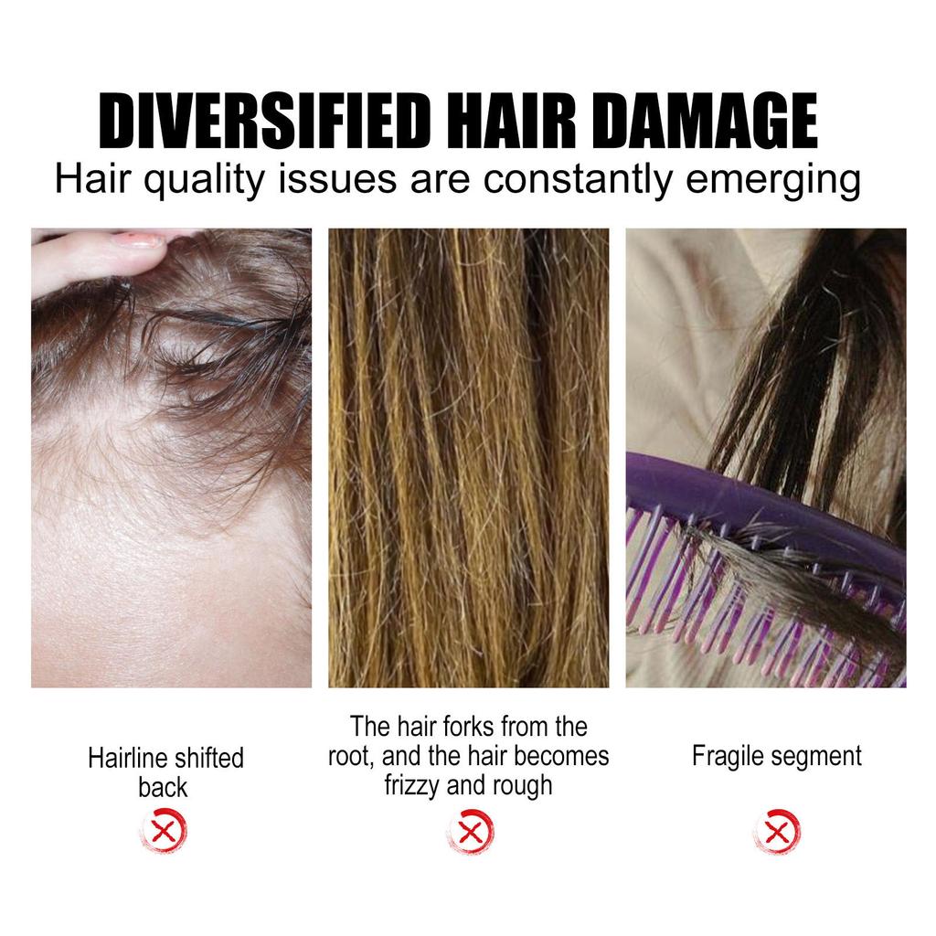 EELHOE Fermented Rice Water Serum Natural Gentle Rice Water Fermented Rice Water Hair Essence Hair Growth Serum For Thinning Hair 50ml