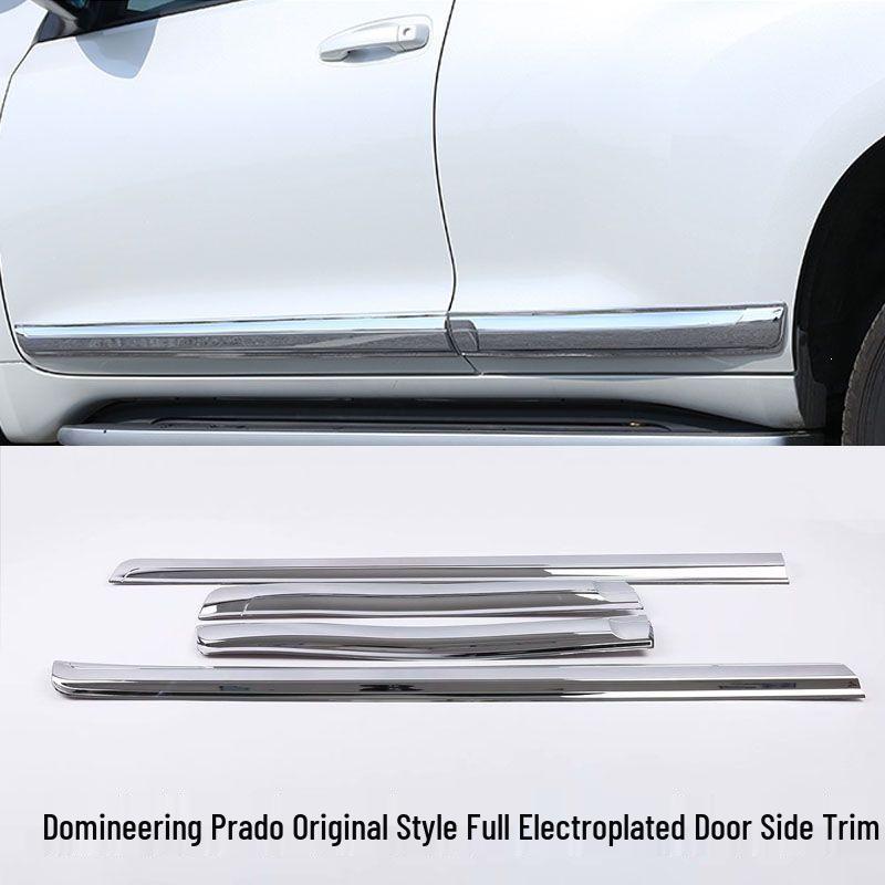 Toyota Prado Door Edge & Body Trim Anti-Collision Strip for 10-20 Models, 2700 Series Modification.