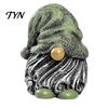 Colorful Yard Decor Hat Gnome Resin Statue, Faceless Dwarf Figurine with Wrinkled Hat, Cute Gnomes Waterproof Garden Ornament, Indoor Tabletop