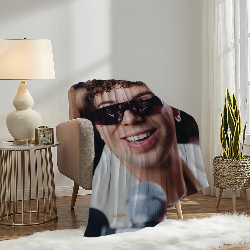 Hip Hop Singer Q-Quevedo Blanket Blanket for Couch Sofa Travel Home Hiking Picni Bed Beding Flannel Blanket birthday gift