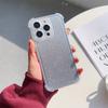 Four Corner Anti Fall Soft Silicone Back Cover Transparent Shockproof Phone Case + Flash Card for Samsung A12 A14 A15 A16 A22 A32 A52 A56 Xiaomi Redmi