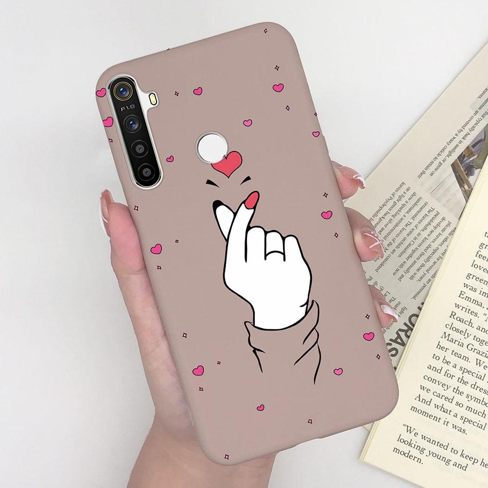 For Oppo Realme 5 Pro Oppo Realme 5 5i 5s C3 6i Realme5 5 Pro Realme6i Phone Cases Cute Soft Matte Bumper Back Cover Funda Coque