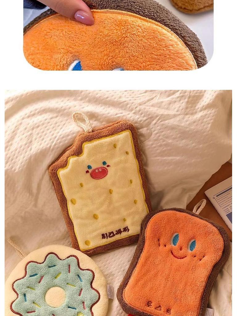 Pengyi Cartoon Hand Towel: Absorbent, Cute, Multi-Size Square Handkerchief