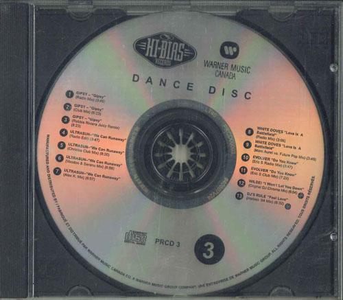 CD РАЗЛИЧНЫЕ Dance Disk 3 PRCD3 WARNER MUSIC CA 2004 Канада Танцевальная Электроника Б/У