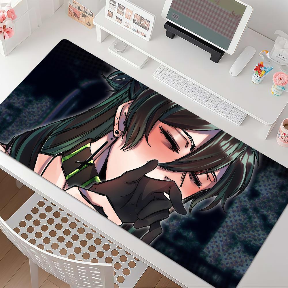 Novel The Kkid At The Back Mouse Pad Anti Slip Rubber Edge Locked Thickened Laptop Gaming Desk Mat