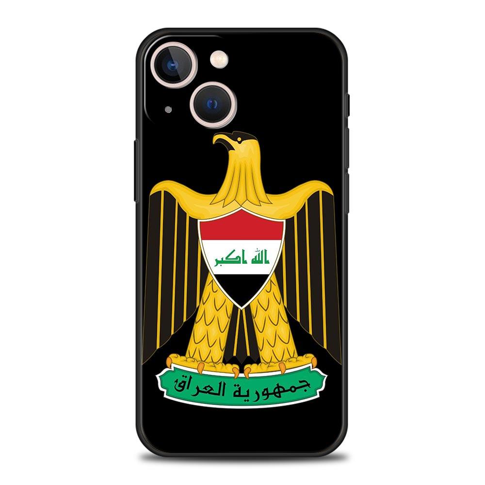 Saddam Hussein Iraq Flag For iPhone 11 12 13 15 16 14 Pro Max Phone CaX XR XS 7 8 Plus 2020 Black Soft Silicone Cover Funda