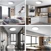 24W Round LED Ceiling Light, 6500K Ceiling Light, 2400LM Modern Light, Living Room, Bedroom, Kitchen, IP44, 23cm