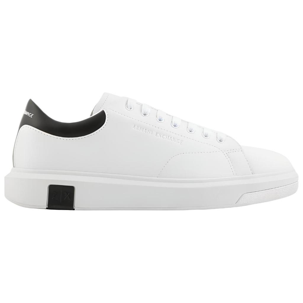 Armani Exchange Simple Comfortable Low-Top Sneakers Men Sneakers White XUX123XV534K488