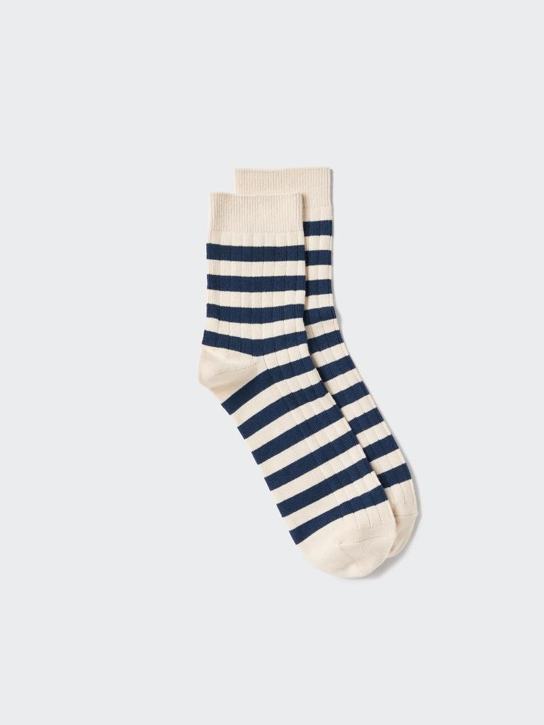 Uniqlo Japan Half Socks Border