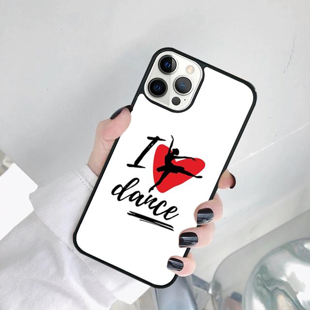 I Love Dance Phone Case Cover For iPhone 17 Air 15 Pro MAX 16 Plus 14 12 11 13 Coque