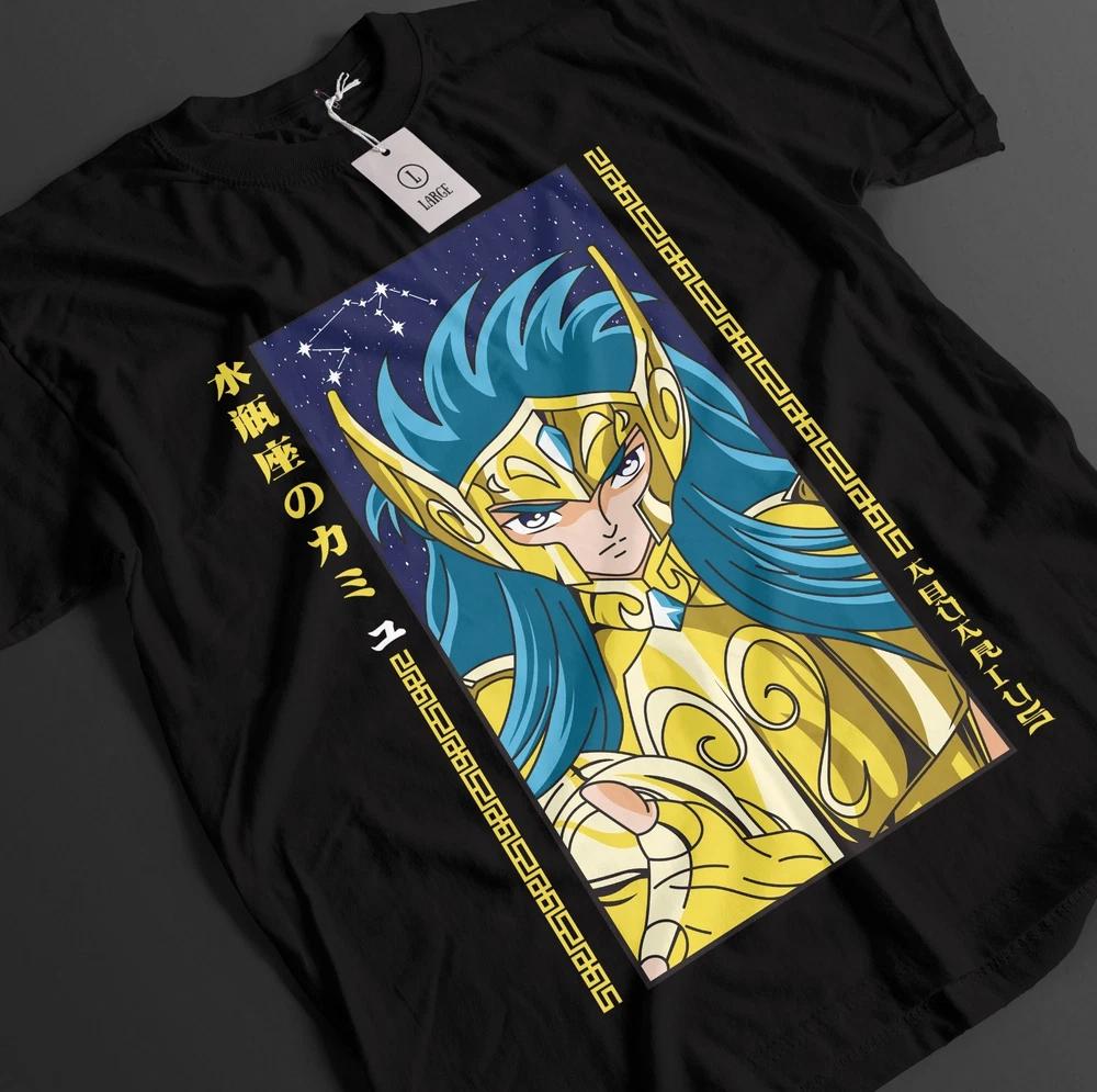Saint Seiya Shirt Shiryu Tshirt Hyoga TShirt Shun Top Ikku Anime Graphic Tee