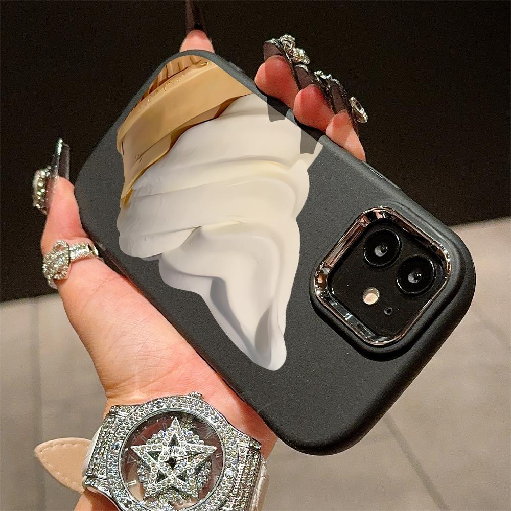 Solid Color Silver Edge Lens Soft Liquid Silicone Shockproof Phone Case for iPhone Samsung Huawei Honor Xiaomi Redmi OPPO Realme Vivo Infinix Tecno