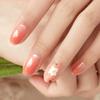 Floral Nail Stickers - 24pcs Self-Adhesive Strips, Quick 5-Min Manicure