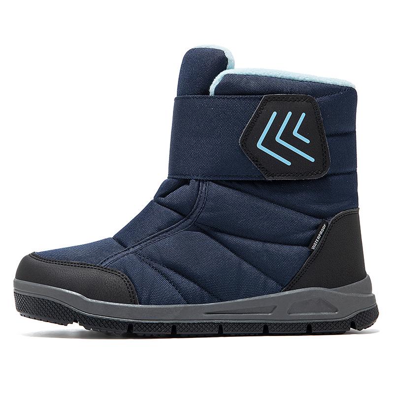 Thickened Warm Couples' Plus Velvet Hiking Snow Boots - Large Sizes for Men & Women