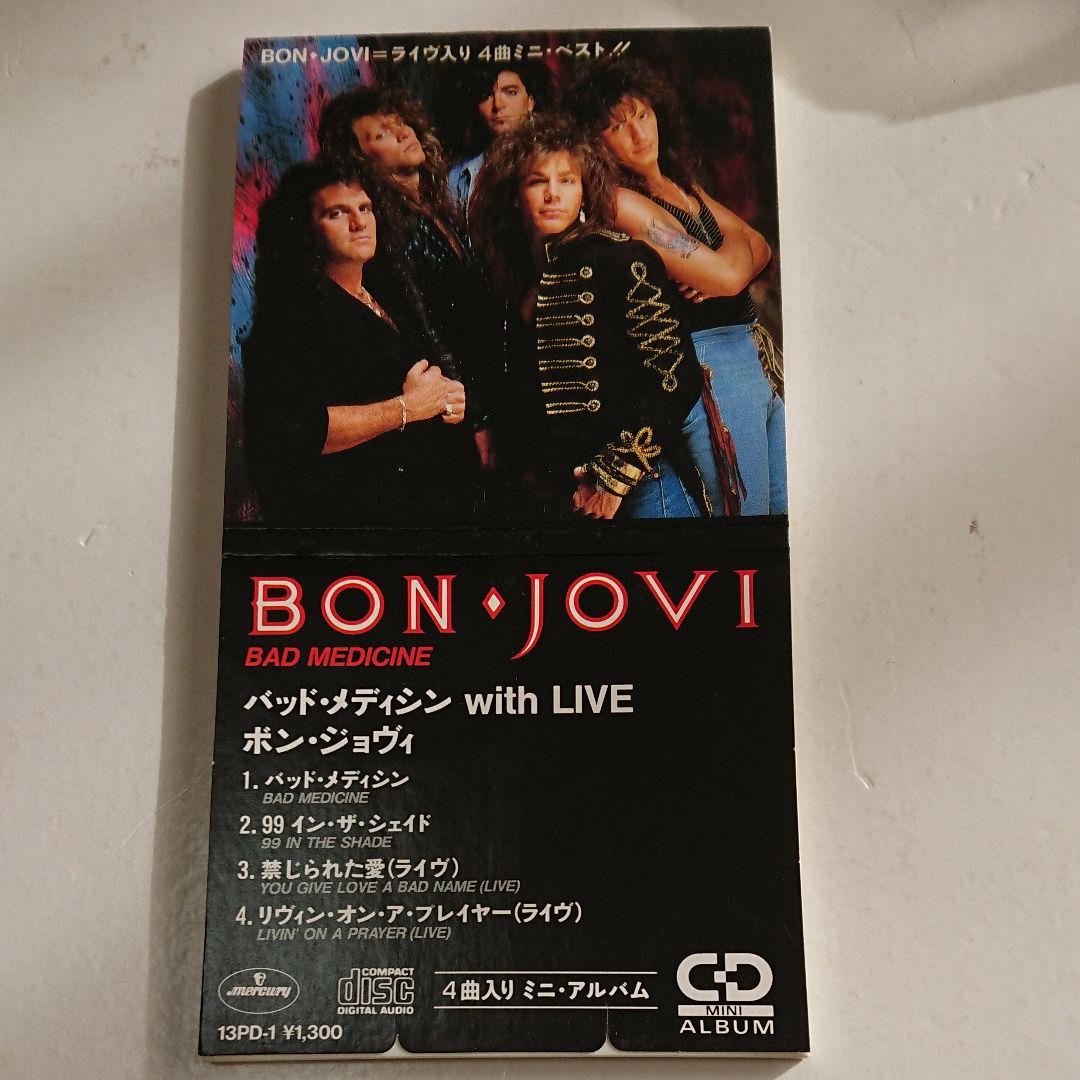 

[USED] Out of print 4 songs CDBON JOVI/Bad Medicine with LIVE