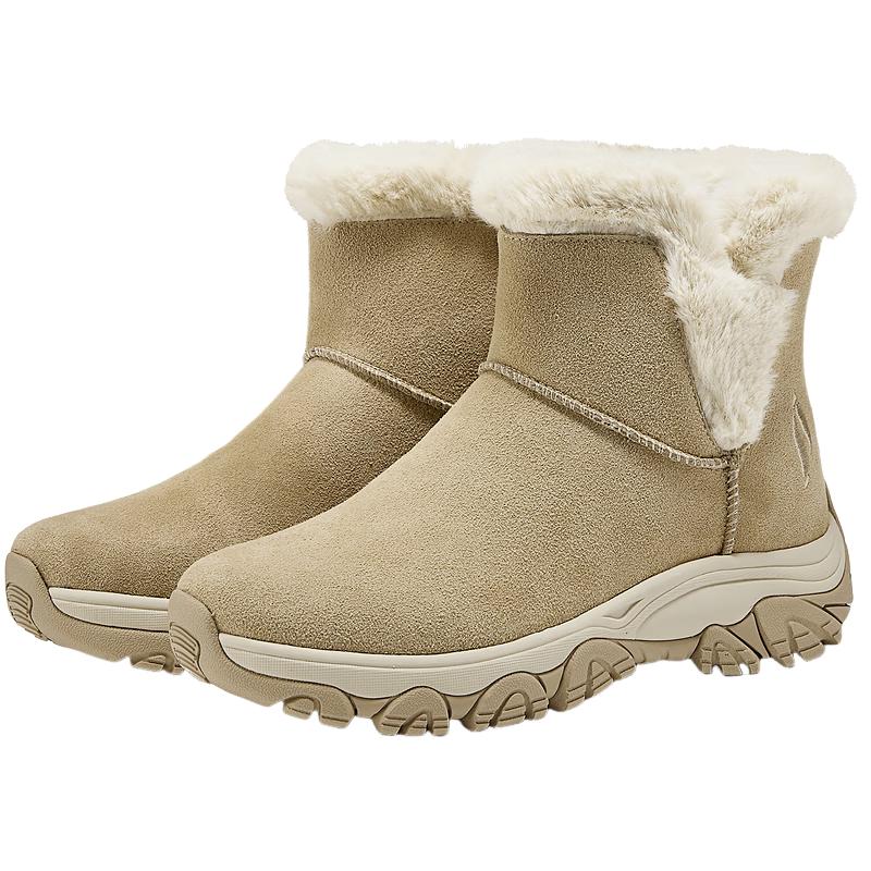 

Skechers Women s Fleece-Lined Warm Ankle Boots 169103 36.5