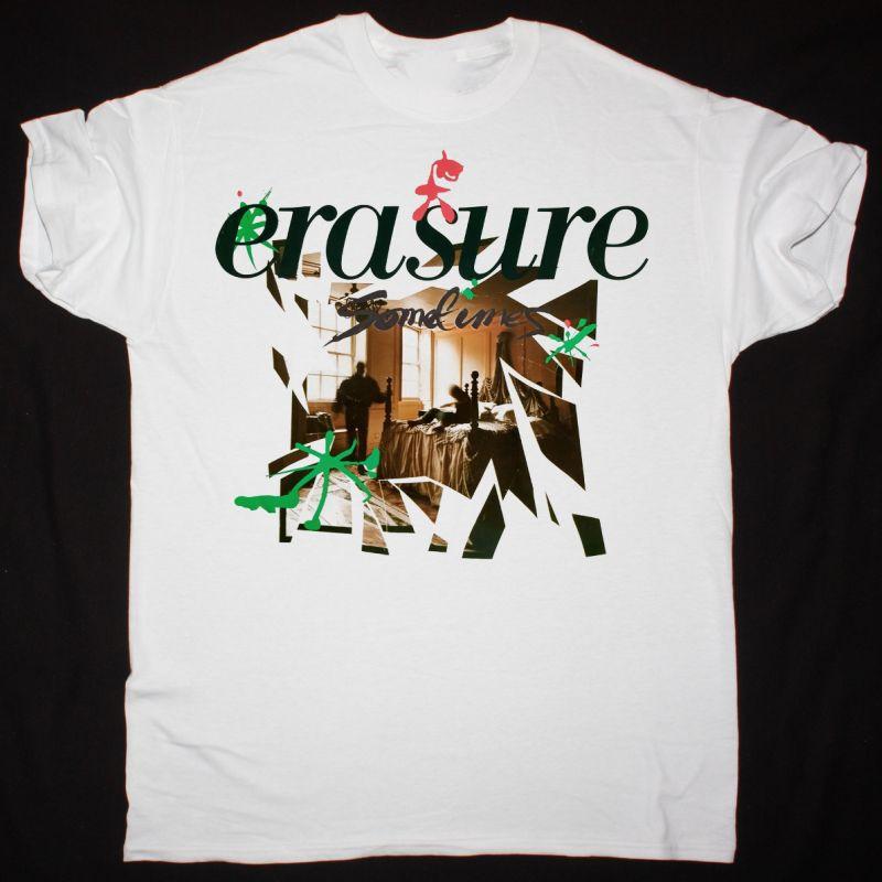 Rare Erasure Band White Cotton Full Size Shirt PP1265 Unisex T-Shirt XXL