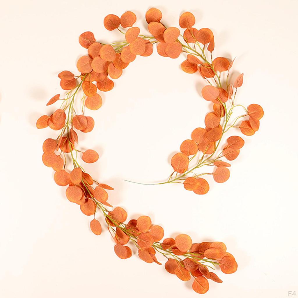 Eucalyptus Vine Wedding Artificial Wreath Hanging Rattan Garland Decor Party