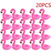 1-20 Pcs Inflatable Drink Cup Holder Tropical Flamingo Party Decoration Swimming Pool Toys PVC Floating Beverage Cup Holder Tray