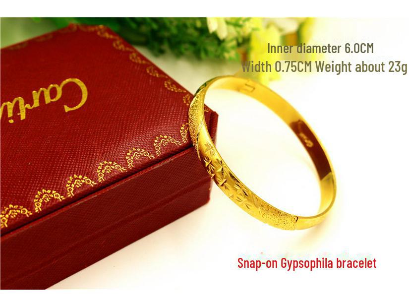 Bracelet étoile vietnamien en laiton doré et sable – Bijou de mariage durable et populaire