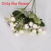 Simulated Rose Small Bouquet Multi Head Flower Bud Wedding Hotel Home Decoration