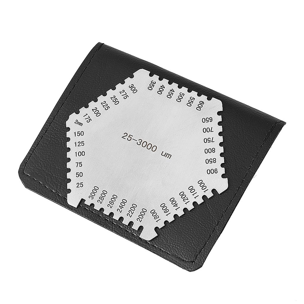 High  Stainless Steel Wet Film Comb 25-3000um Thickness Gauge