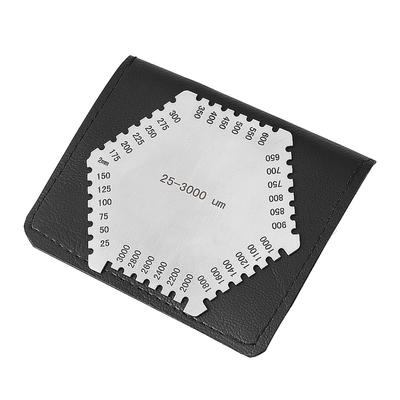 High  Stainless Steel Wet Film Comb 25-3000um Thickness Gauge