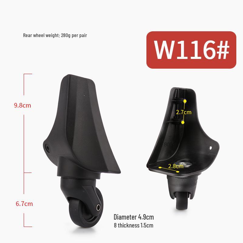 Universal Luggage Replacement Wheels - Trolley Suitcase Repair Accessories
