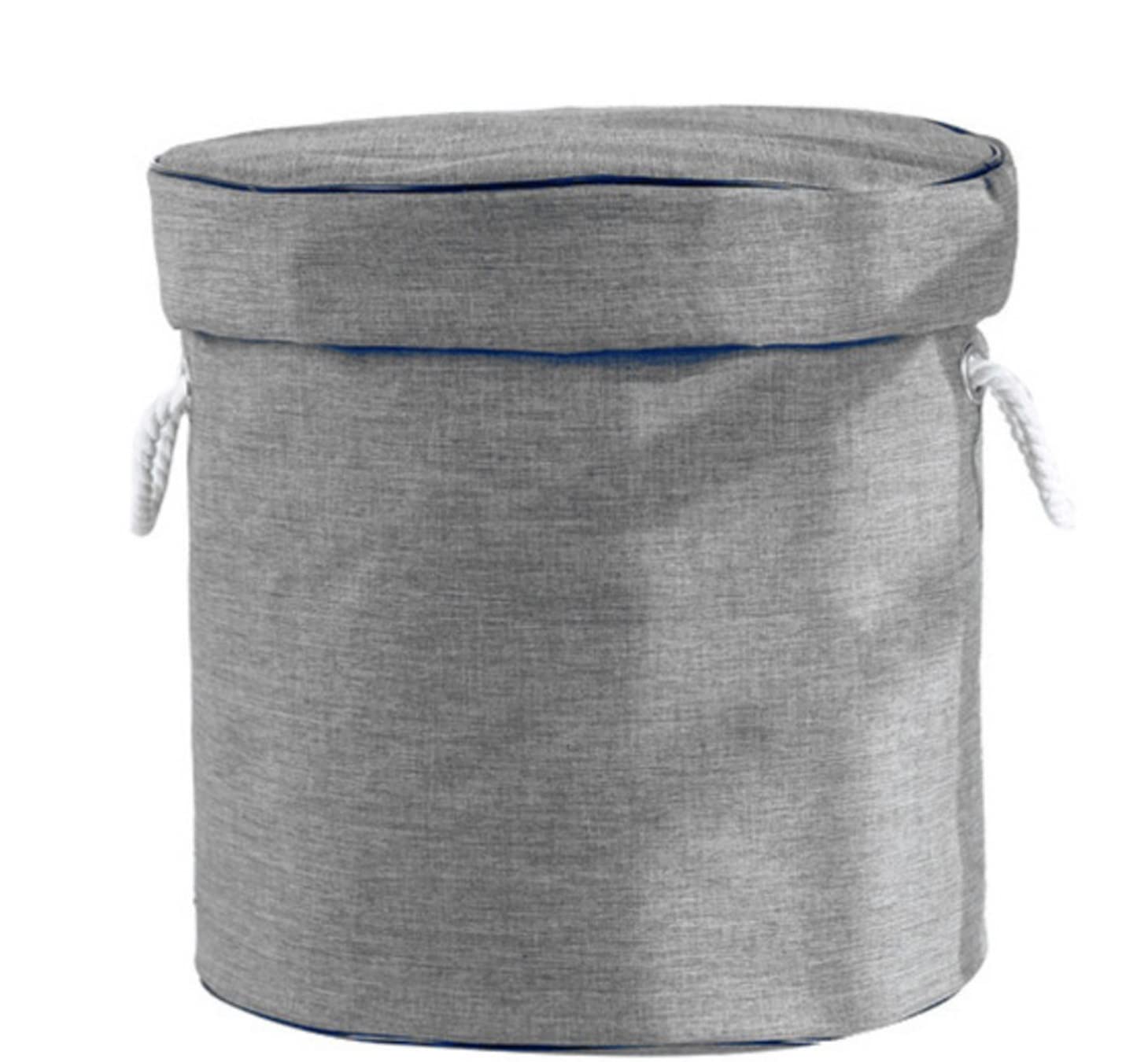 

Health Life Toy Storage Bag, Toy Box with Lid, Large Capacity, 1.5m Diameter, with Lid, for Play Mats and Play Areas, Gray