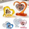 Photo Frame Resin Molds,Heart Shape Silicone Molds for Resin DIY Personalised Picture Frame Epoxy Resin Mould Art Craft