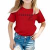 Toddler Girl Boy T-Shirts Kids Top Boys And Girls Printed Short Sleeved T-shirt 1-12Y Summ