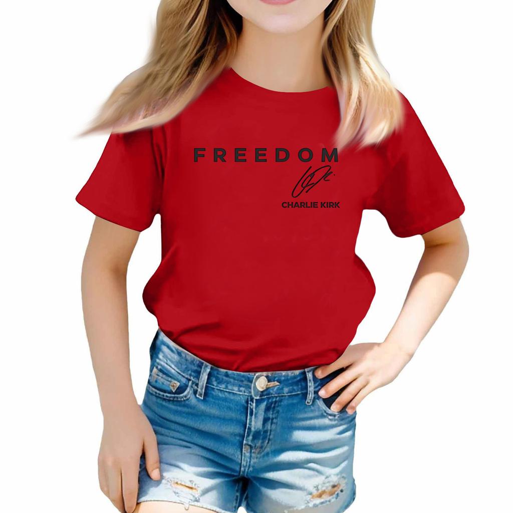 Toddler Girl Boy T-Shirts Kids Top Boys And Girls Printed Short Sleeved T-shirt 1-12Y Summ