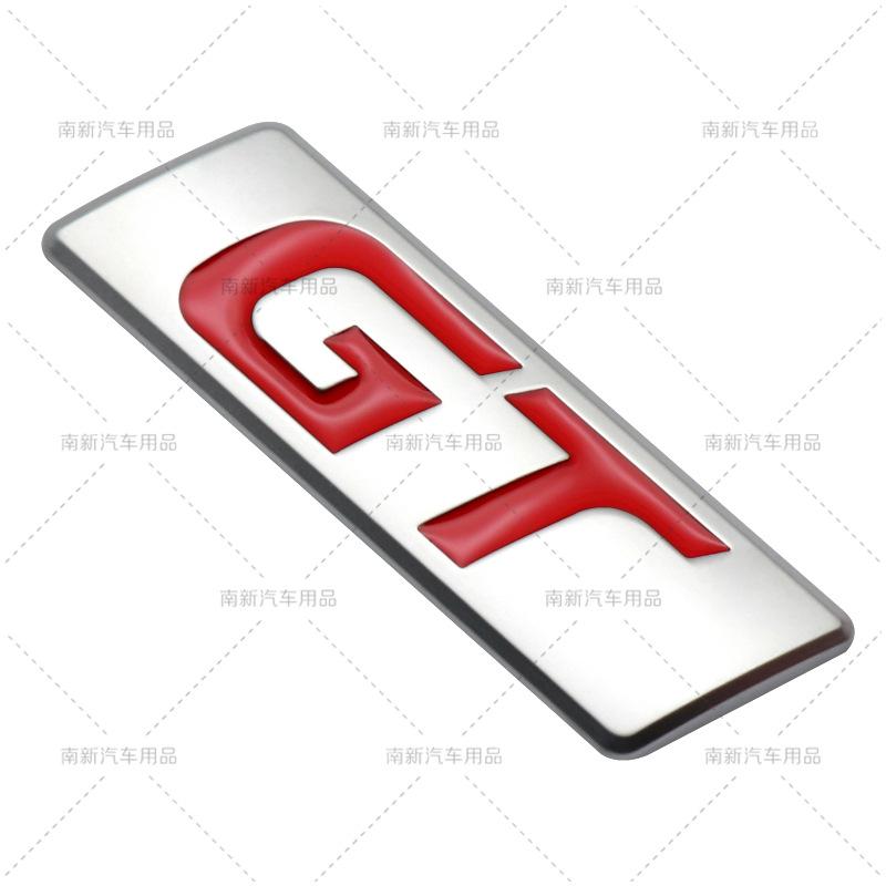 GT Car Stickers for Kia, Peugeot and Hyundai Modified Metal Car Stickers