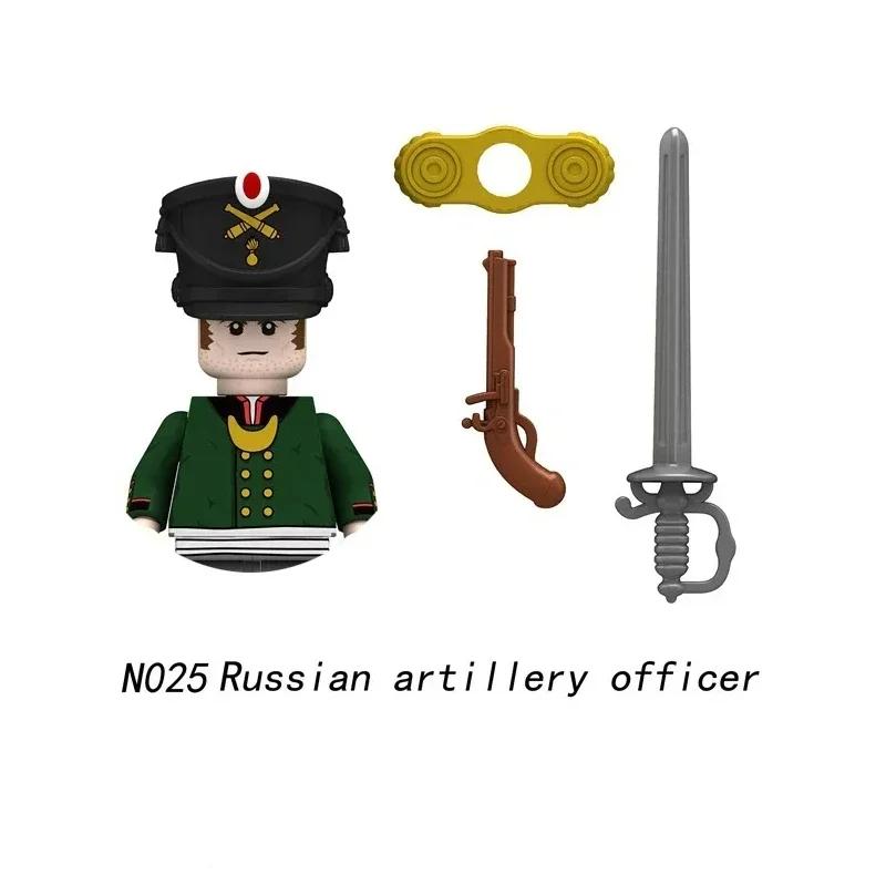 1 KS/Napoleonské války Vojáci Stavební kostky WW2 Figurky Francouzský Britský Fyzilír Pušky Zbraně Hračky Pro Děti