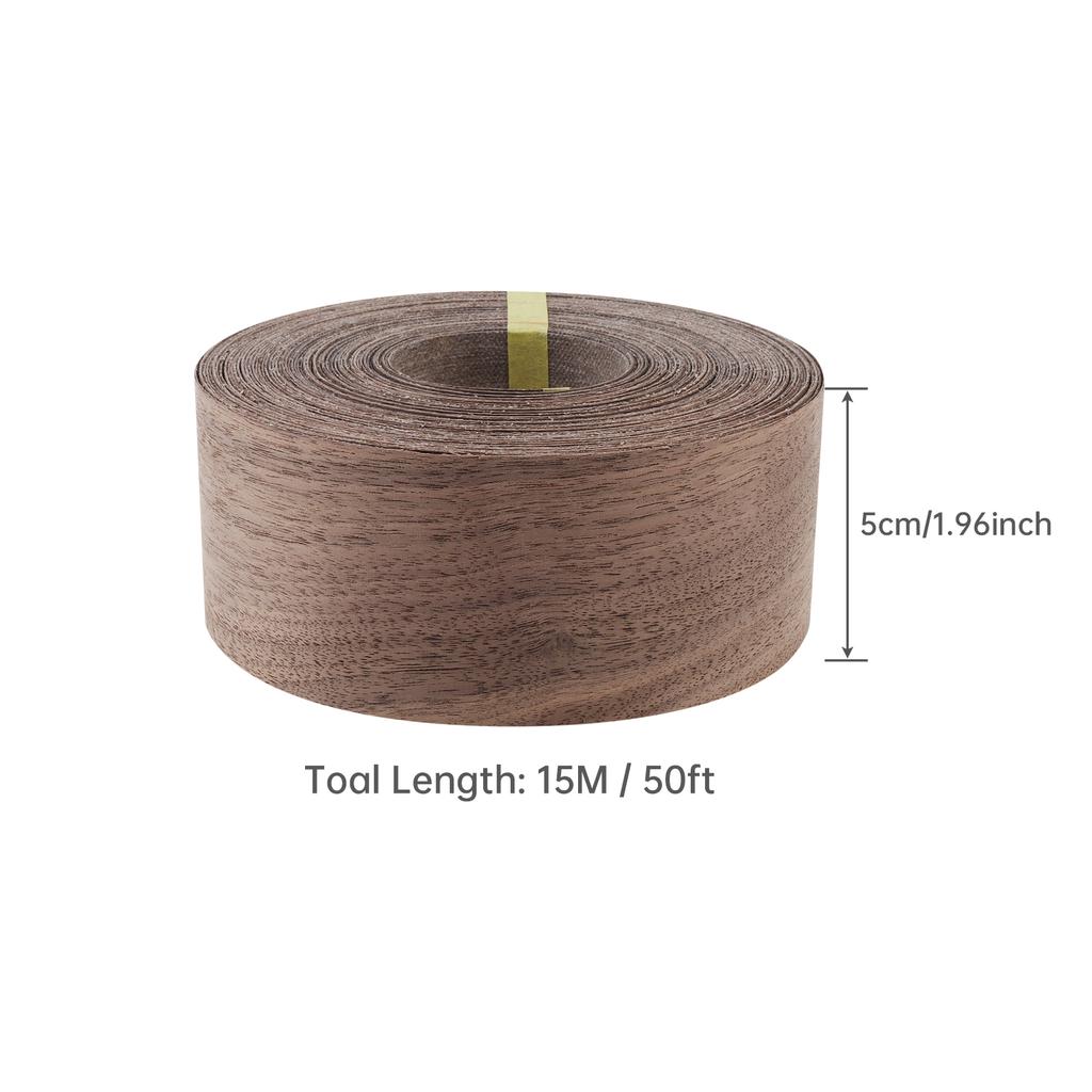Wood Veneer Edge Banding Self Adhesive Flexible Wood Tape Banding for Furniture Restoration / Cabinet Repair
