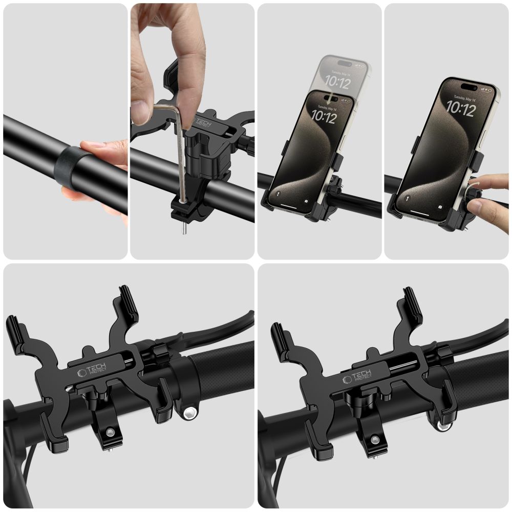 Tech-Protect V3 Universal Bike Mount Black