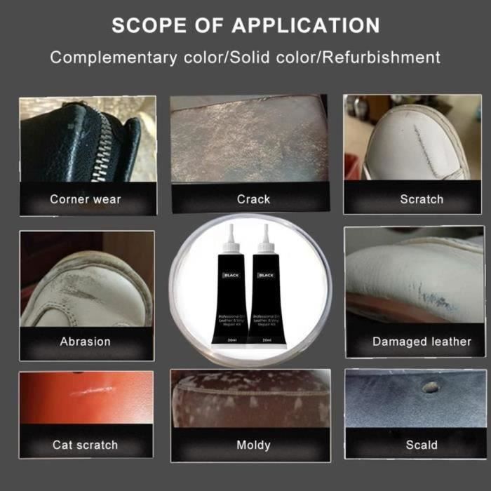 Leather Renovator,Leather Repair Cream,Leather Repair Paste,Black Leather Repair Cream, 3Pcs Faux Leather Repair Paste