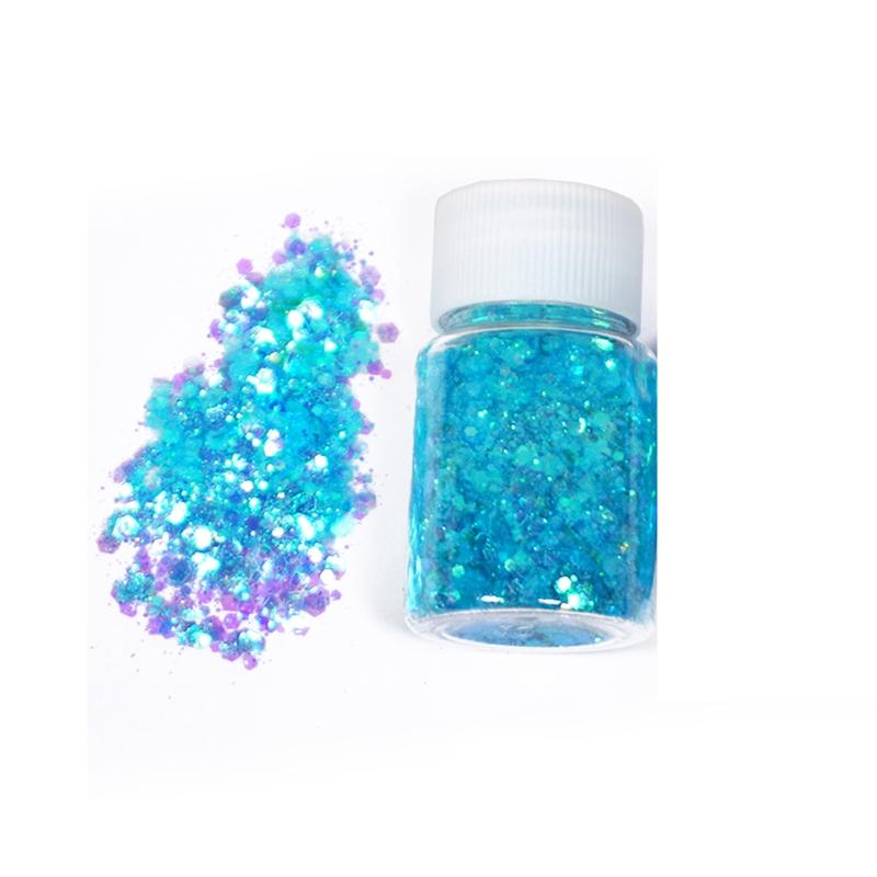 Blue Fine Glitter for Resin Art Craft Supply Glitter Sequins Festival Makeup Glitter Cosmetic Sequins for Gloss Mold Mak