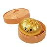 Palla antistress a forma di raviolo Flash Glitter Rimbalzo Lento Morbida Giocattolo da Spremere per Rilassamento Decompressione Decorazione Ufficio Regalo