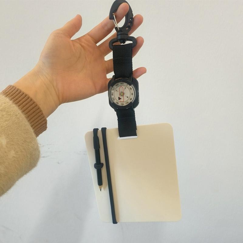 Durability Dives Board with Compasses and Rotating Clip for Effortlessly Underwater Communication and Safety