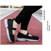 Ladies' Barefoot Walking Shoes, Velcro Adjustable Flat Shoes, Arthritis Edema Casual Shoes, Breathable and Convenient Slip In Sports Shoes