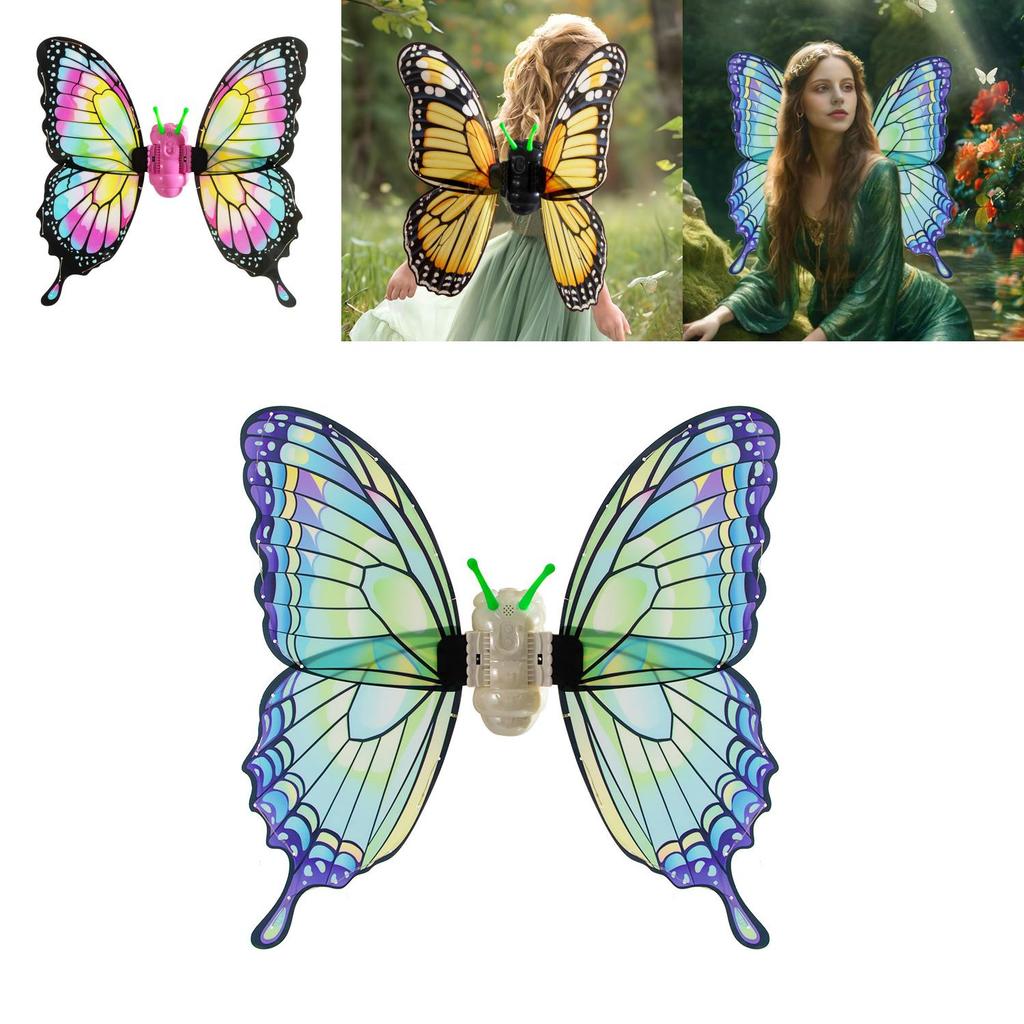 Butterfly Costume Wings With Pvc Material For Easter Party Performance And Child Dress Up