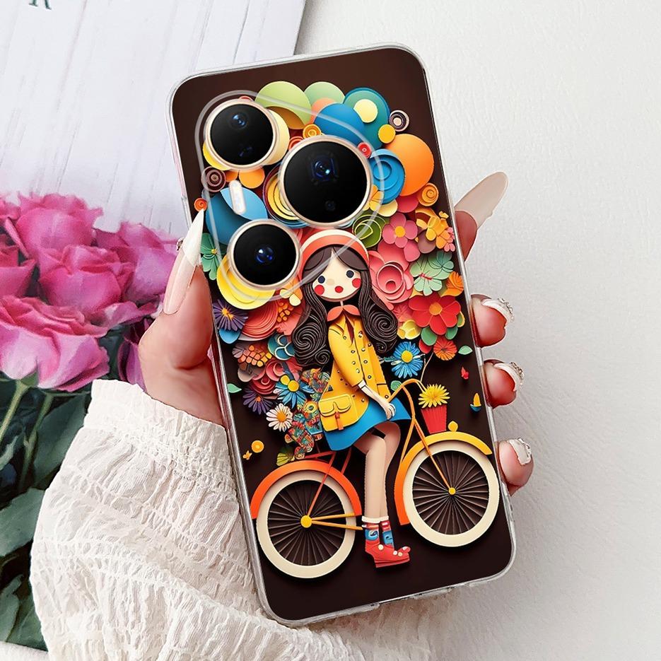 For Huawei P80 Pro Plus Case LMR-AL10 Cute Fashion Painted Cover Soft Slim Phone Case For Huawei Pura 80 Ultra Pura80 Pro+ Shell