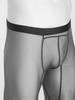 Mens Mesh Leggings See Through Stretchy Pants Elastic Waistband Lightweight Athletic Running Gym Tights