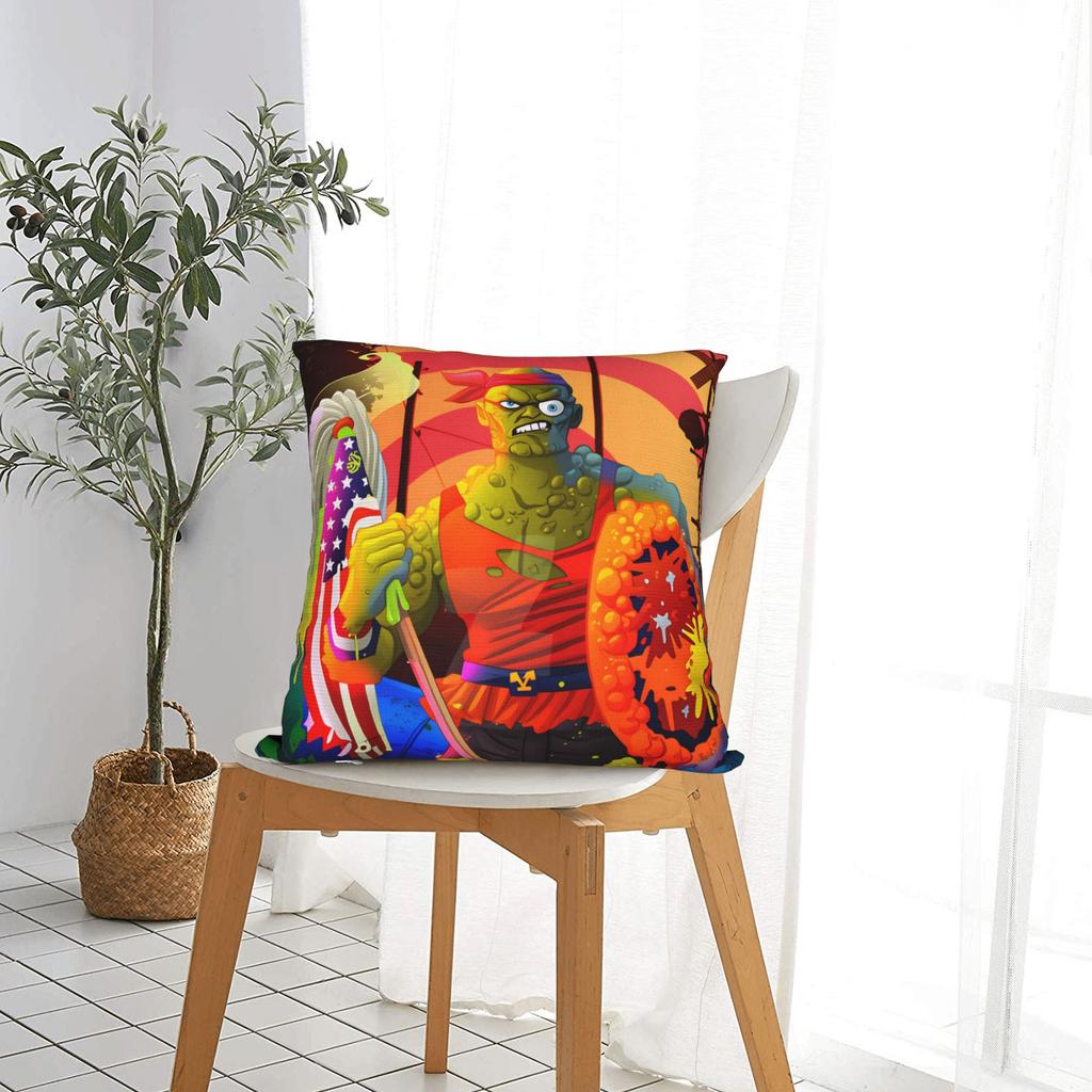The Toxic Avenger Pillow Case Movie Custom Pillow Cover Morden Cushion Cover For Living Room Chair
