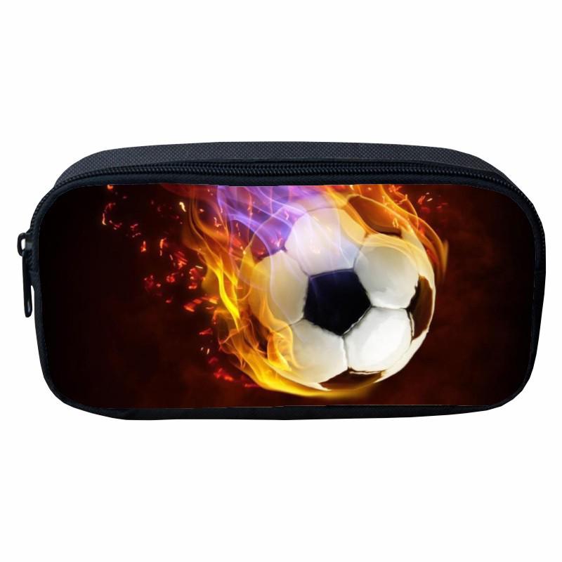 Flame Pattern Pencil Case for Kids - Cartoon Design for Primary School Boys